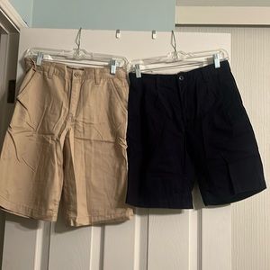 gap and old navy boys uniform shorts LOT OF 2
